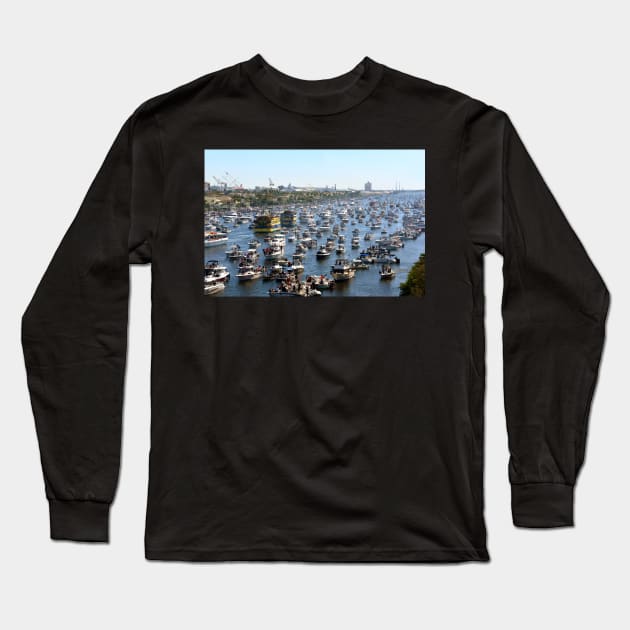 Boat party Long Sleeve T-Shirt by dltphoto